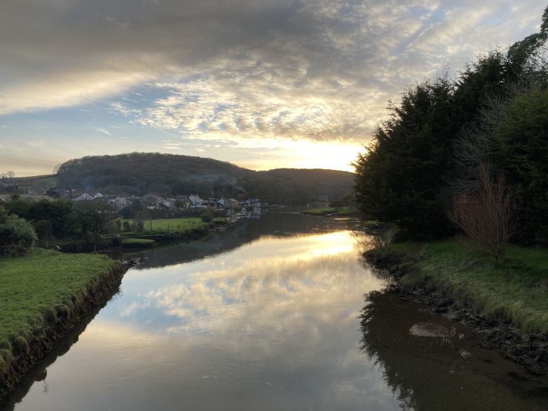 Sunshine and reflection